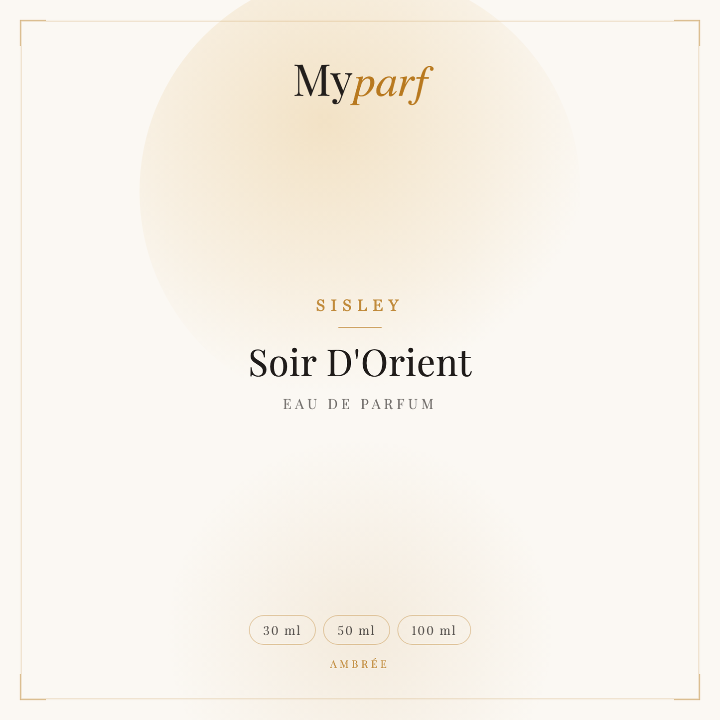 SOIR D'ORIENT EAU DE PARFUM