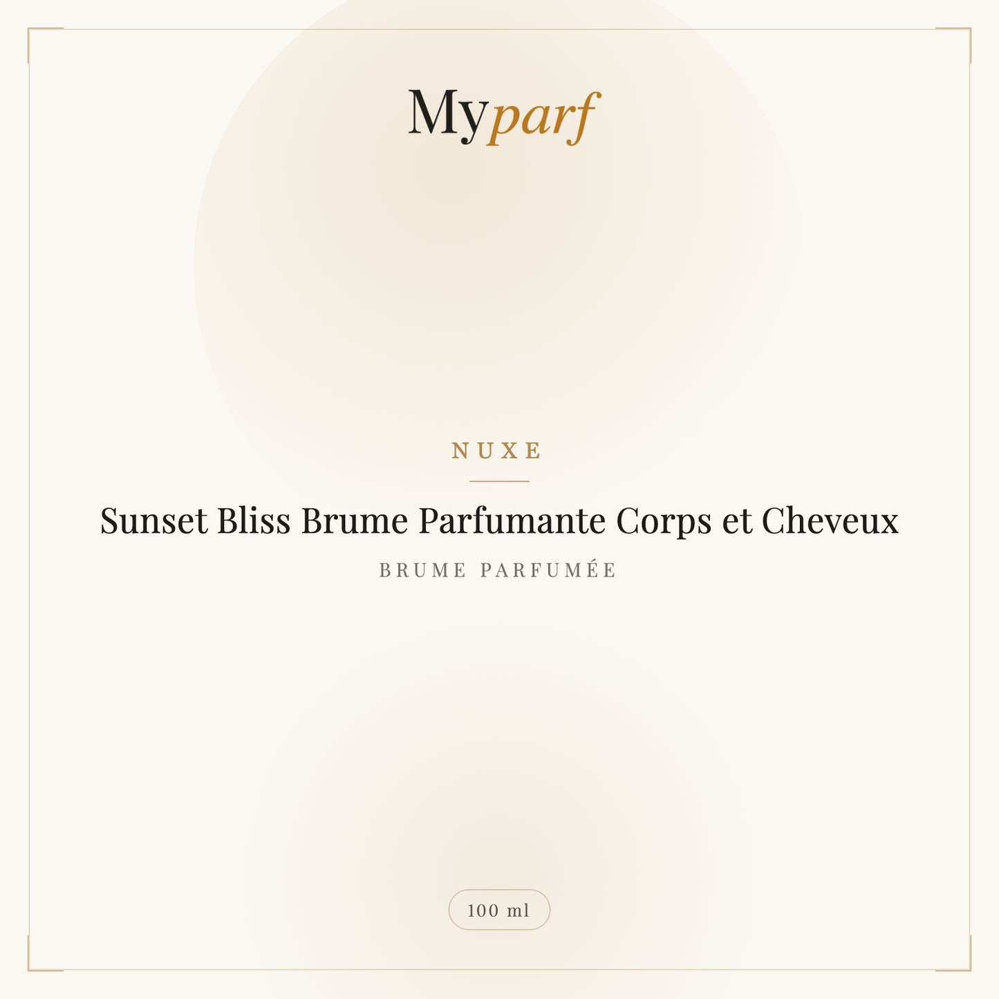 SUNSET BLISS BRUME PARFUMANTE CORPS ET CHEVEUX