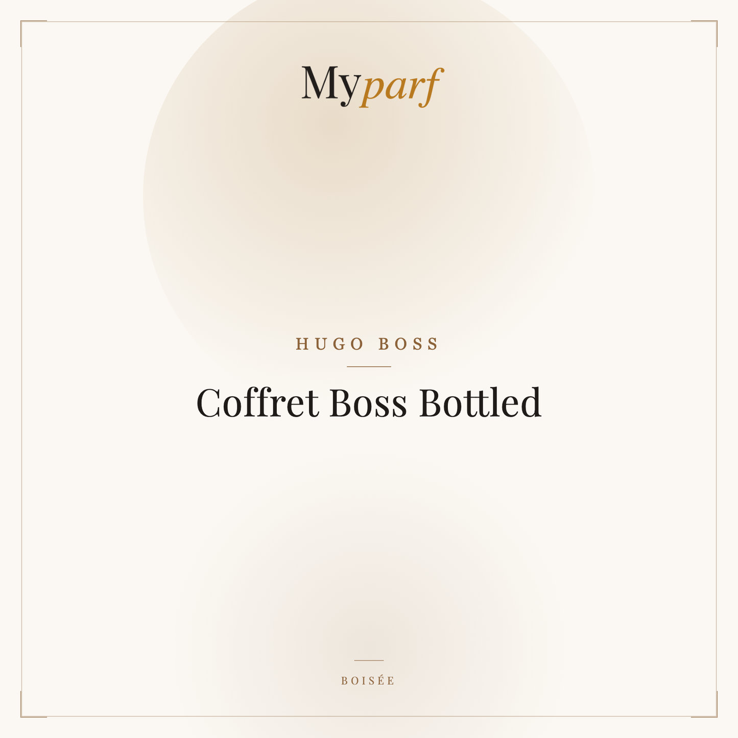 COFFRET BOSS BOTTLED