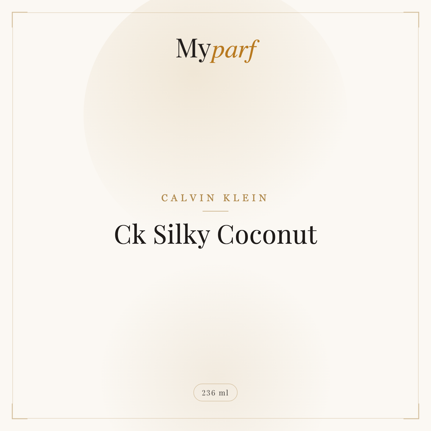 CK SILKY COCONUT