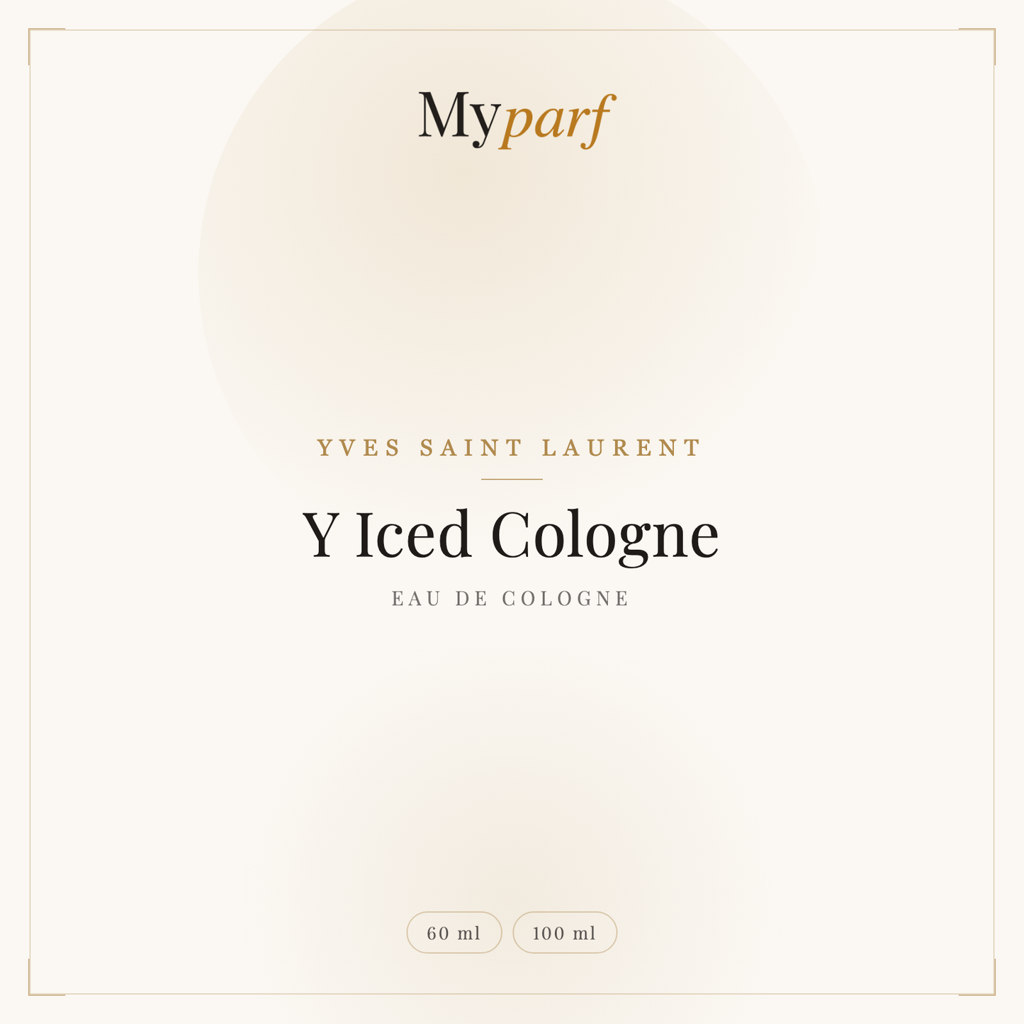 Y ICED COLOGNE