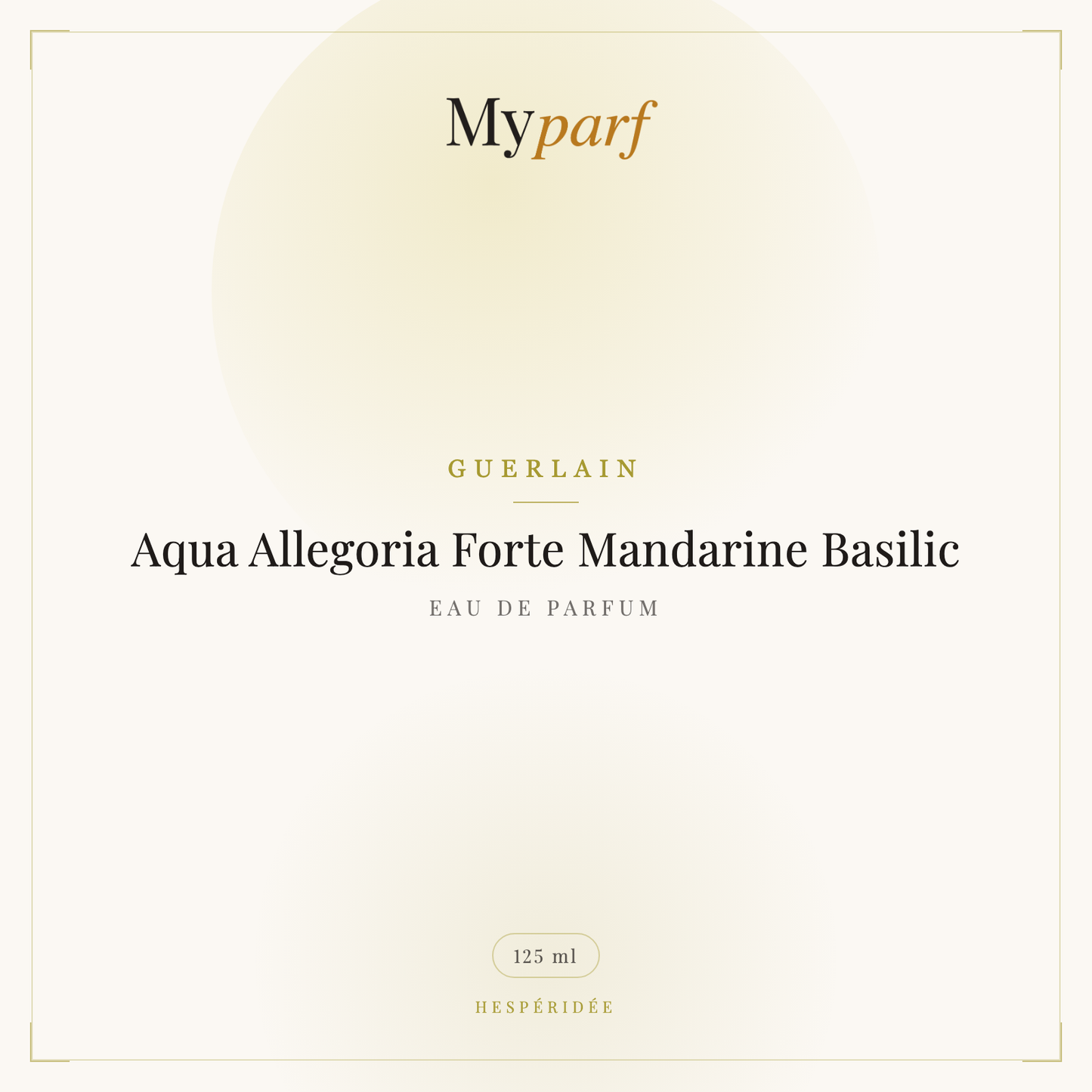 AQUA ALLEGORIA FORTE MANDARINE BASILIC