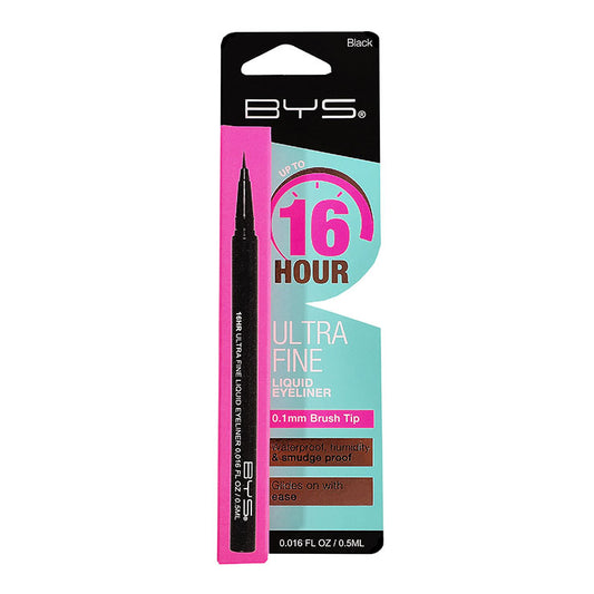 BYS 16HR Ultra Fine Waterproof Liquid Eyeliner – Black