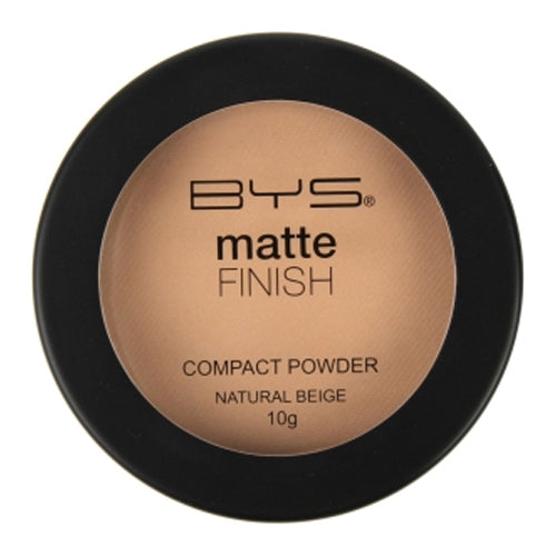 BYS Matte Compact Powder – Natural Beige