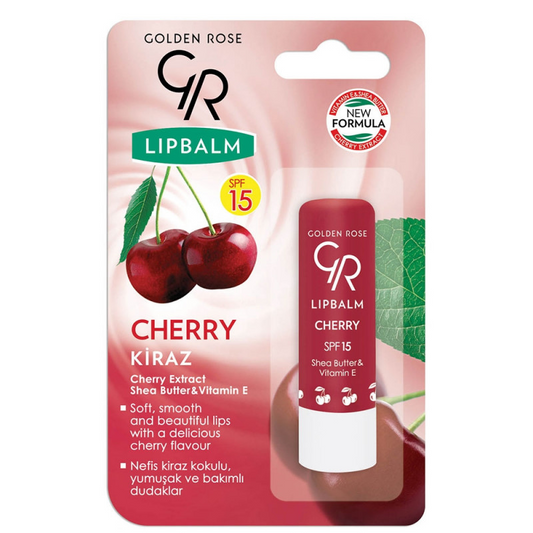 Golden Rose Lipbalm SPF 15 Saveur Fruitée – Cerise