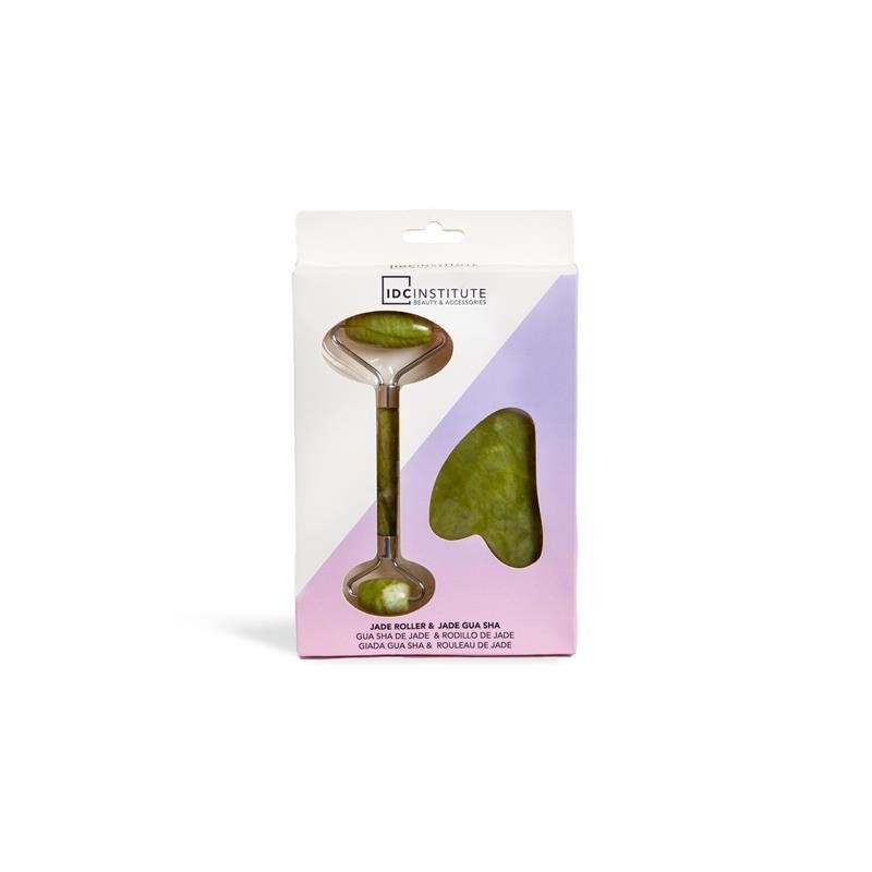 IDC Institute Ensemble Rouleau Facial et Jade Gua Sha