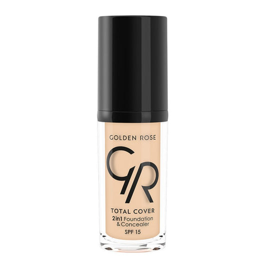 Golden Rose Total Cover 2in1 Foundation & Concealer – 01