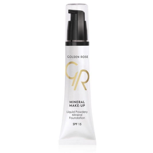 Golden Rose Liquid Powdery Mineral Foundation SPF 15 – 01