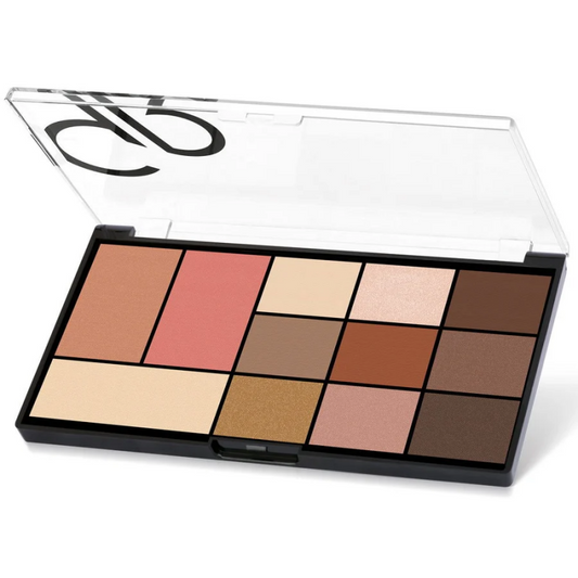 Golden Rose City Style Face & Eye Palette – 01 Warm Nude