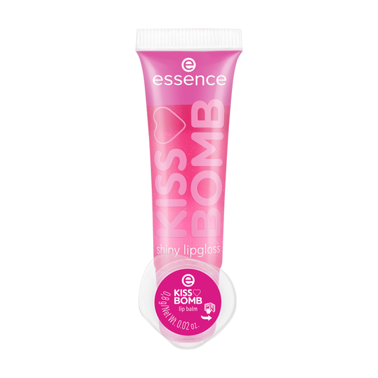 Essence Kiss Bomb Shiny Lipgloss & Lip Balm – 01 Strawberry Sweetie