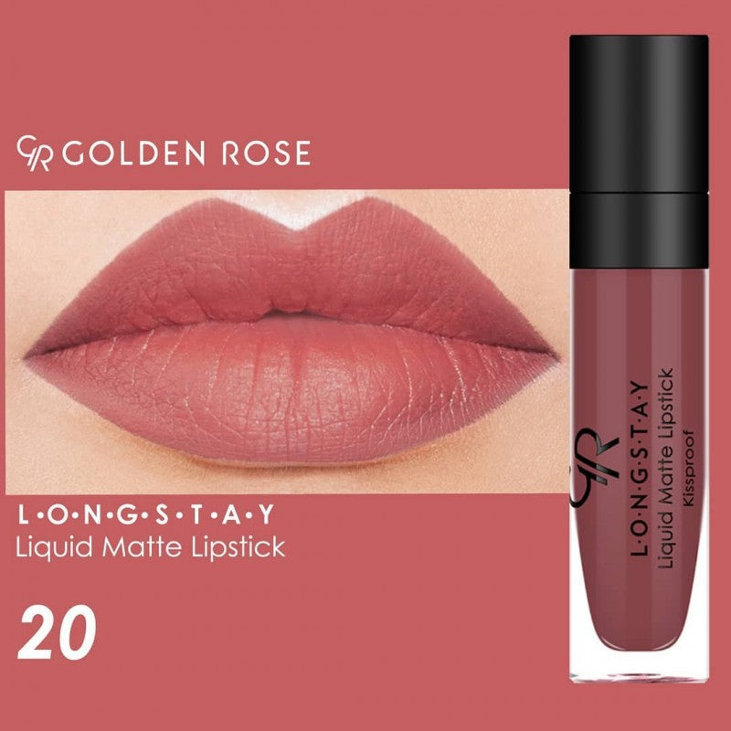 Golden Rose Matte Lip Kit – Rose Taupe