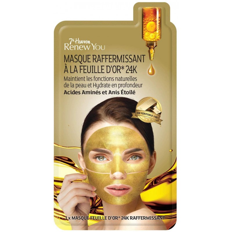 7th Heaven Renew You Masque Raffermissant à la Feuille d'Or 24K