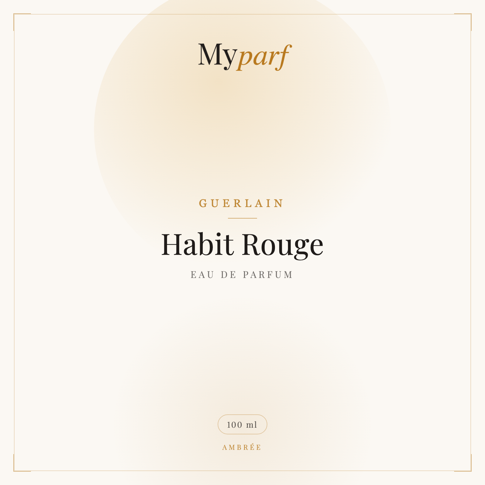 HABIT ROUGE EAU DE PARFUM