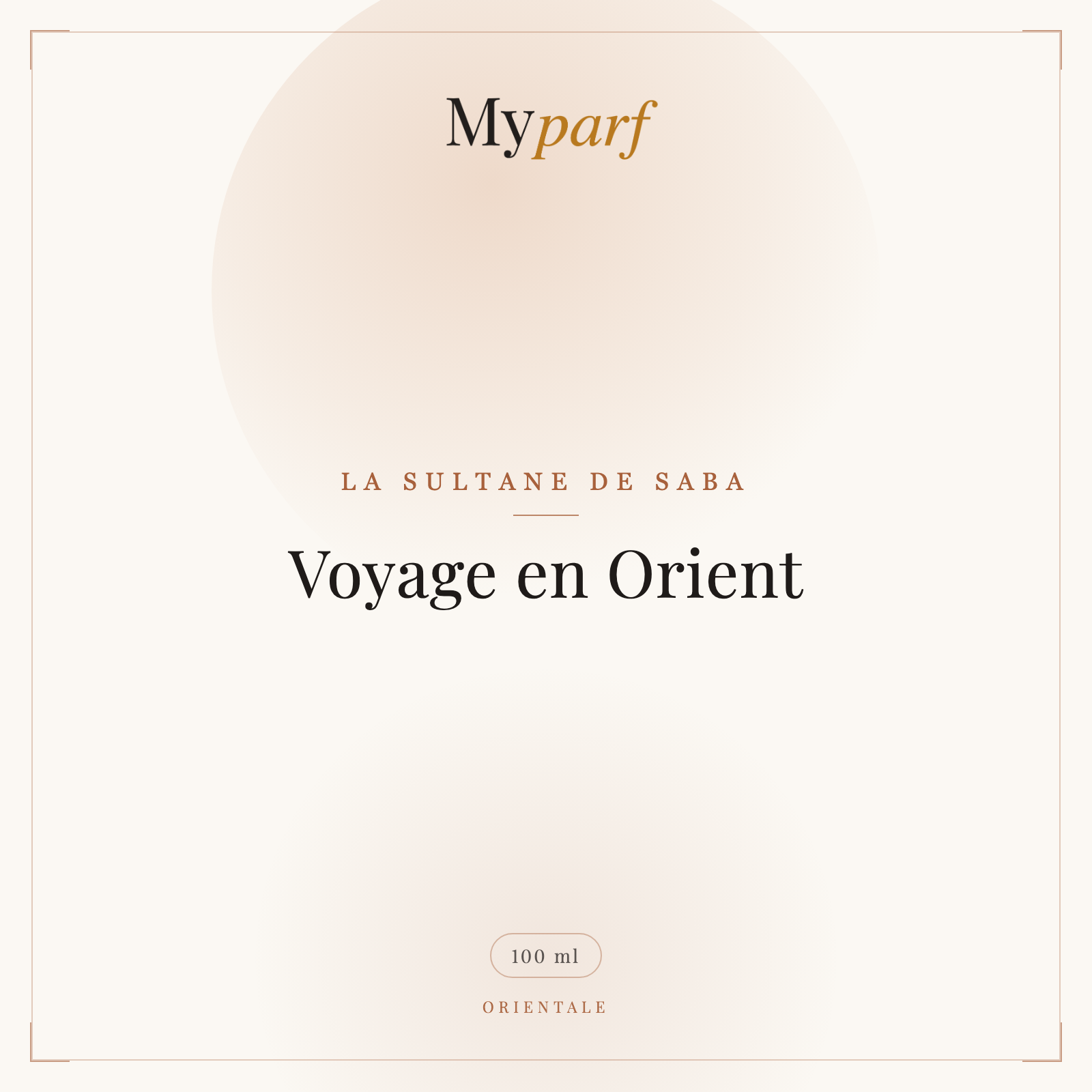 VOYAGE EN ORIENT