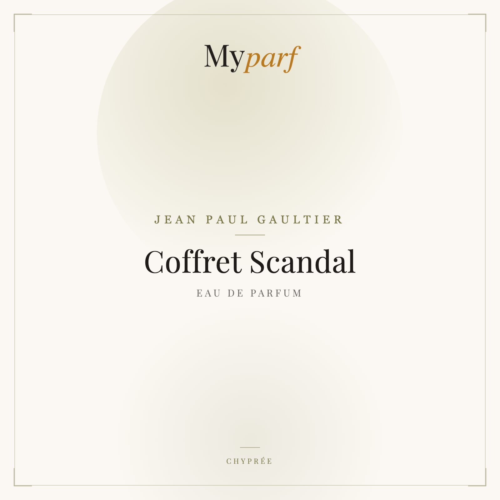 COFFRET SCANDAL