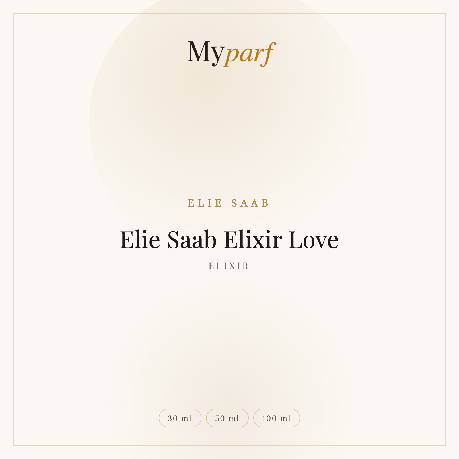ELIE SAAB ELIXIR LOVE