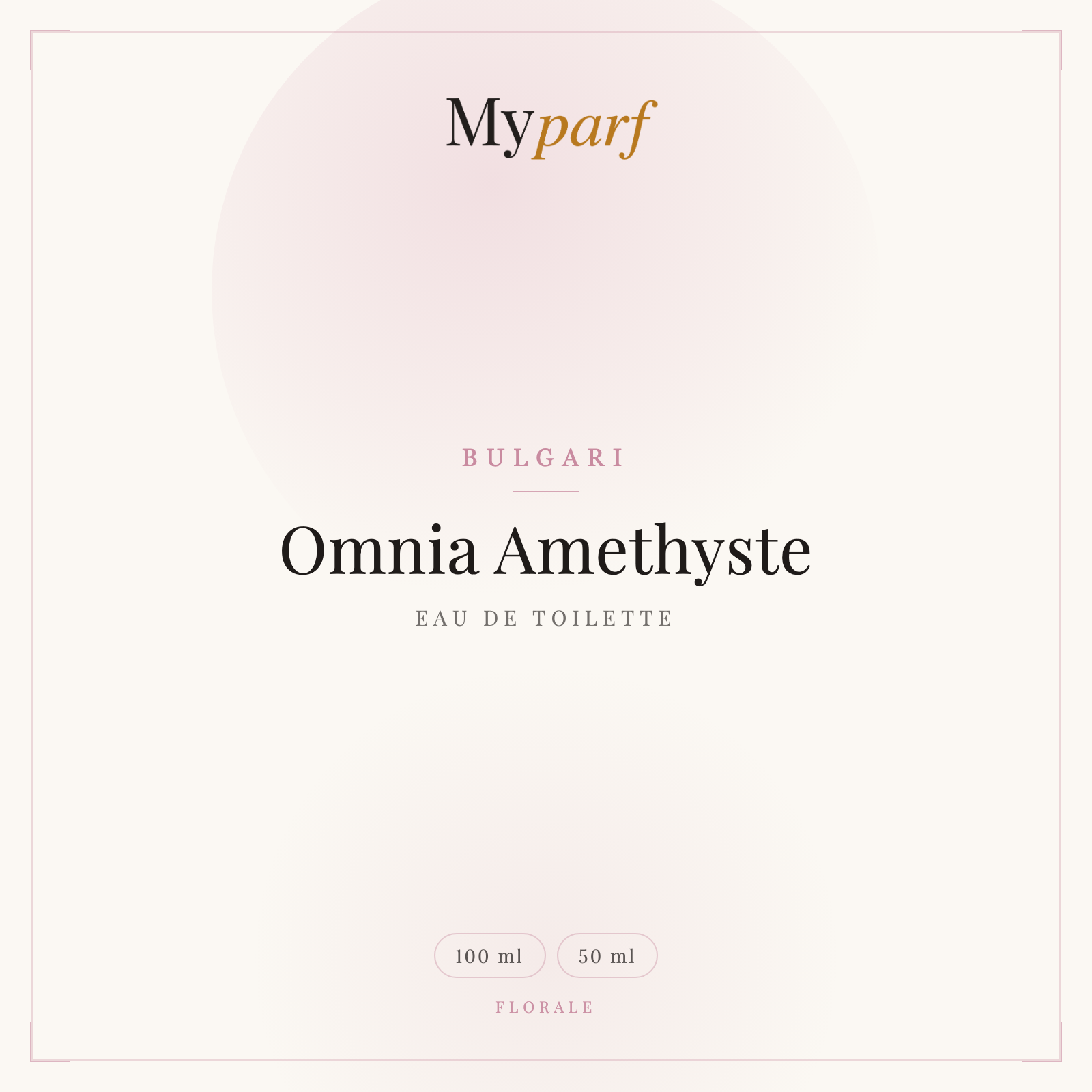 OMNIA AMETHYSTE EAU DE TOILETTE