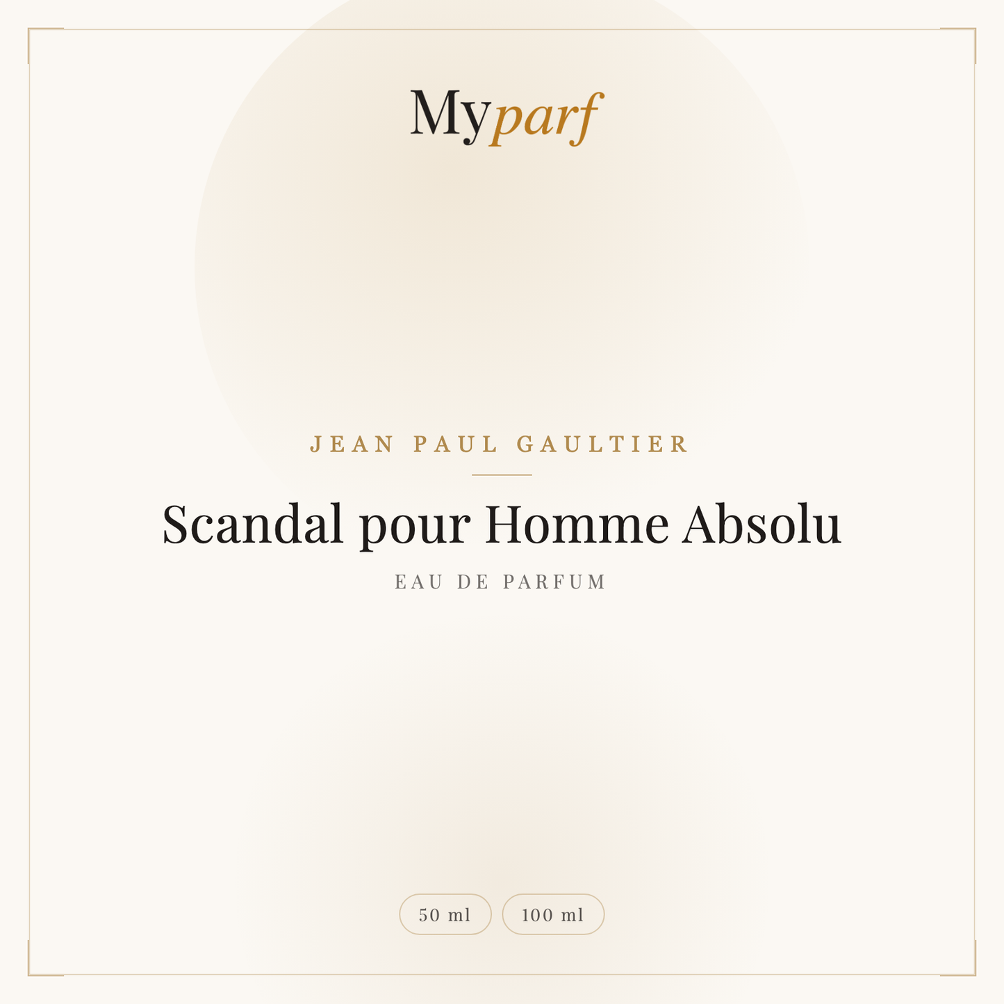 SCANDAL POUR HOMME ABSOLU