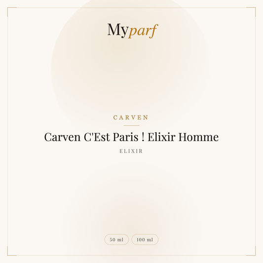 CARVEN C'EST PARIS ! ELIXIR HOMME