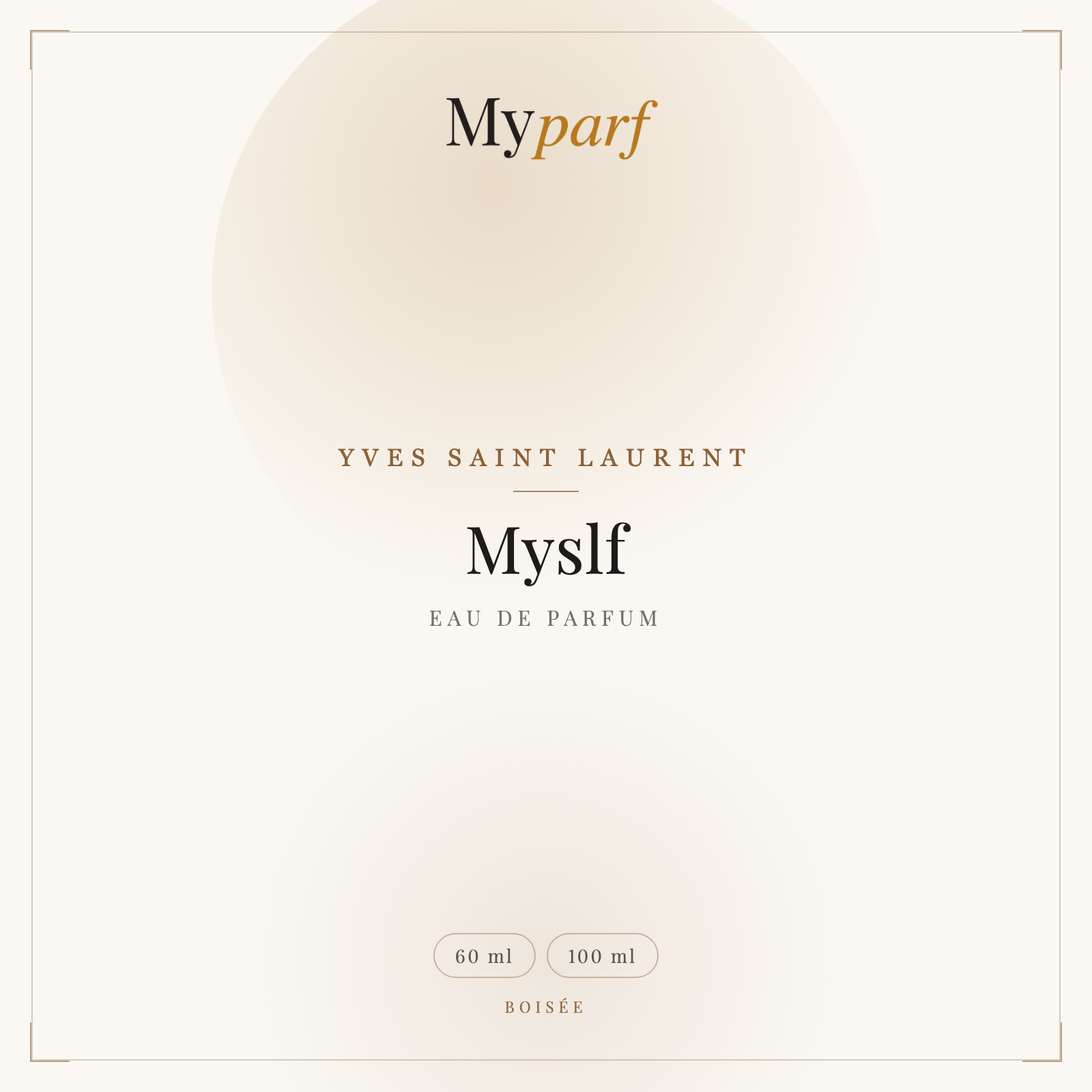 MYSLF EAU DE PARFUM