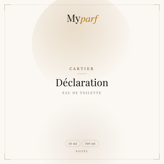 DÉCLARATION EAU DE TOILETTE