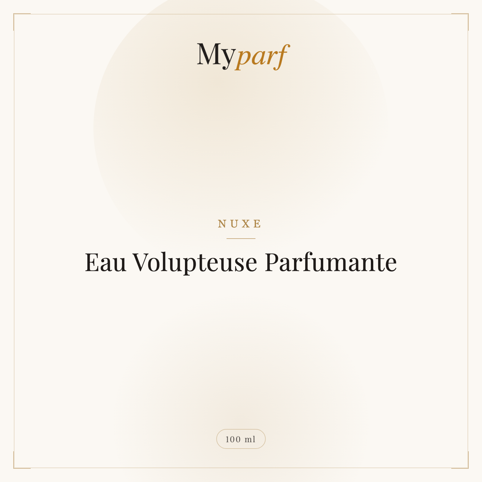 EAU VOLUPTEUSE PARFUMANTE