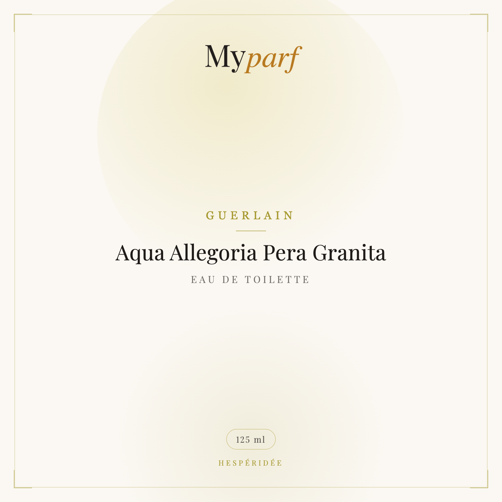 AQUA ALLEGORIA PERA GRANITA