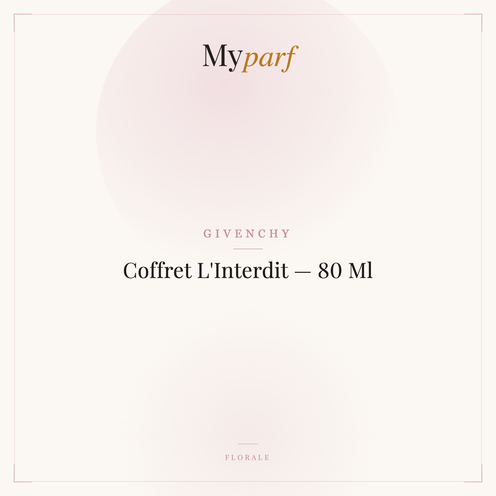 COFFRET L'INTERDIT