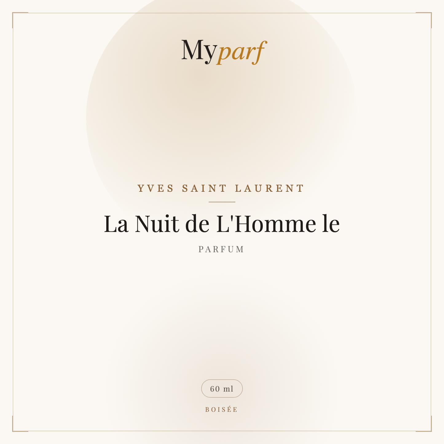 LA NUIT DE L'HOMME LE PARFUM
