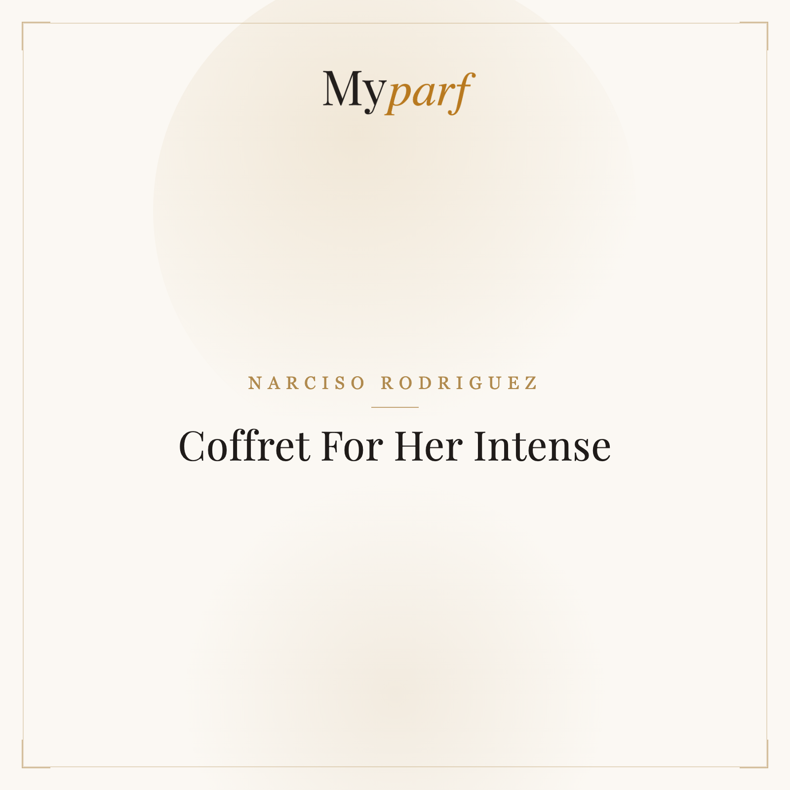 COFFRET FOR HER INTENSE