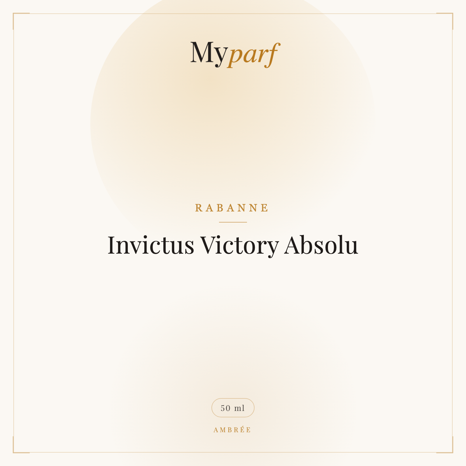 INVICTUS VICTORY ABSOLU