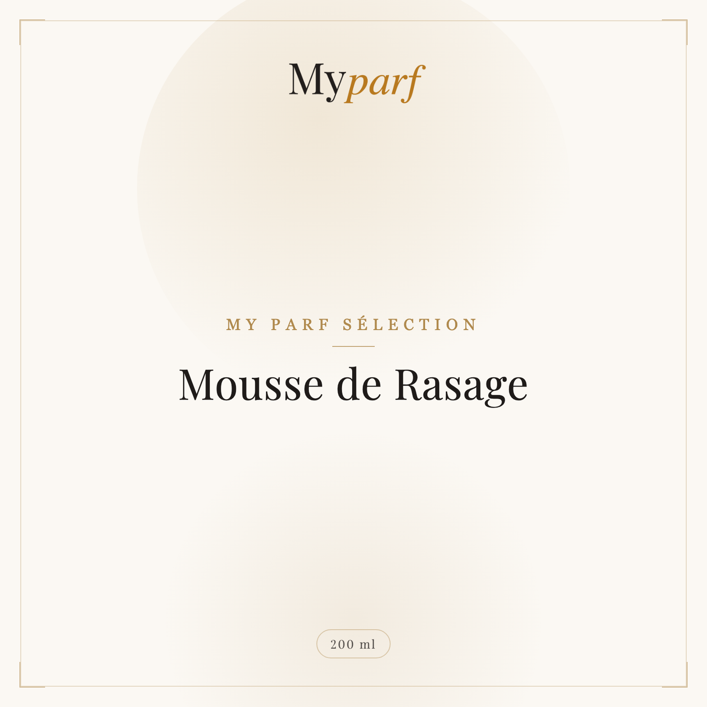 MOUSSE DE RASAGE