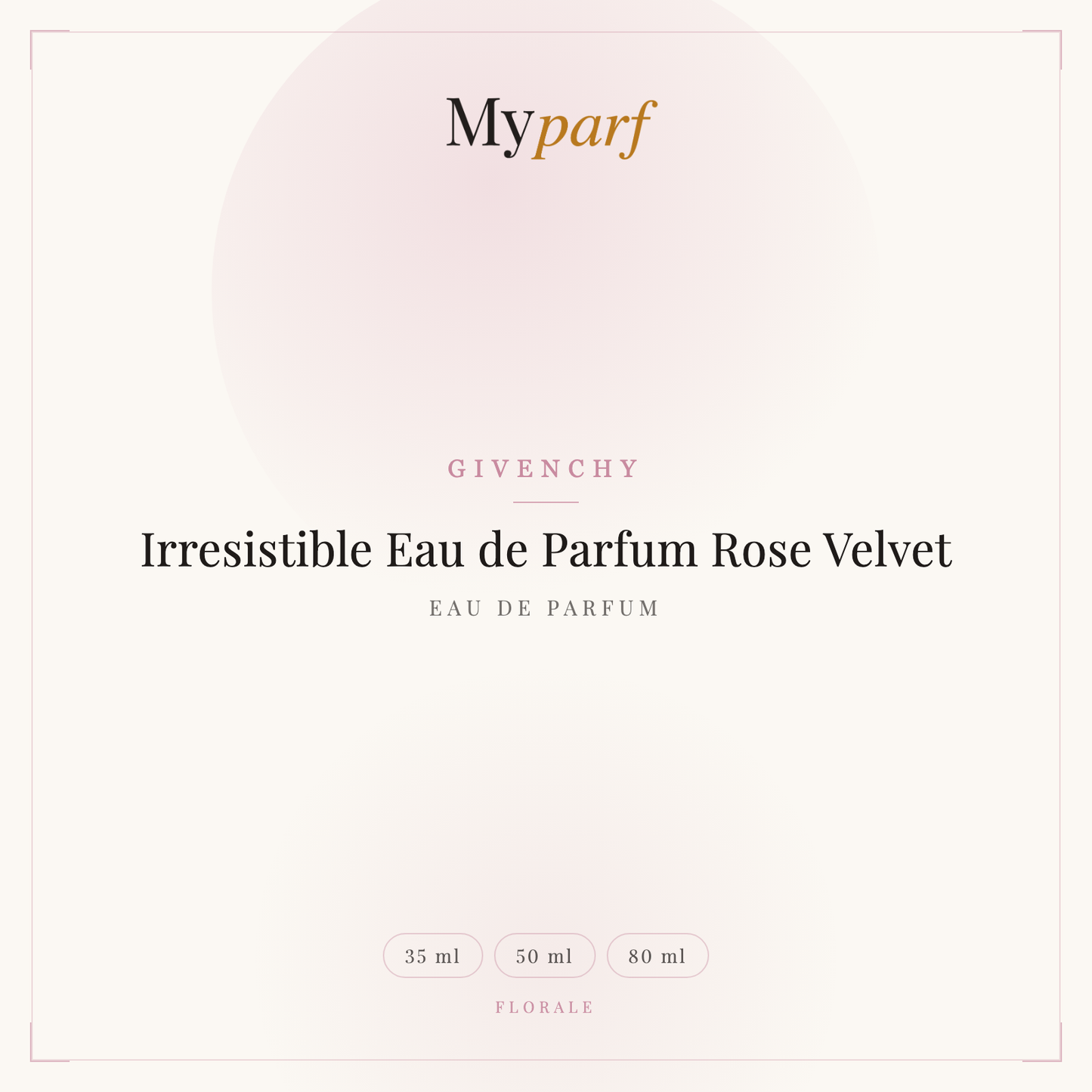 IRRESISTIBLE EAU DE PARFUM ROSE VELVET