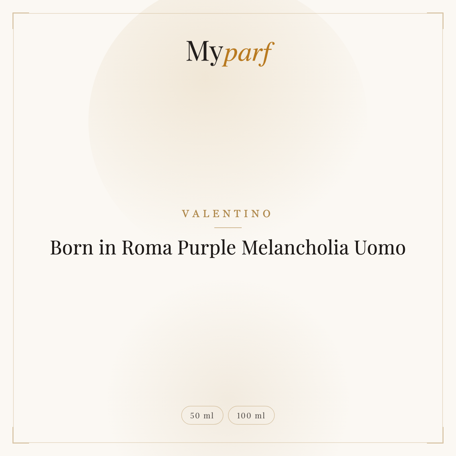 BORN IN ROMA PURPLE MELANCHOLIA UOMO
