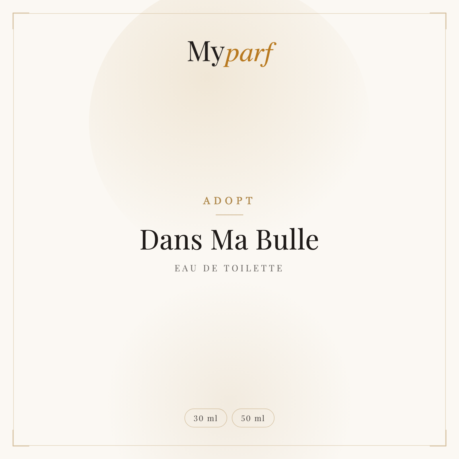 DANS MA BULLE EAU DE TOILETTE