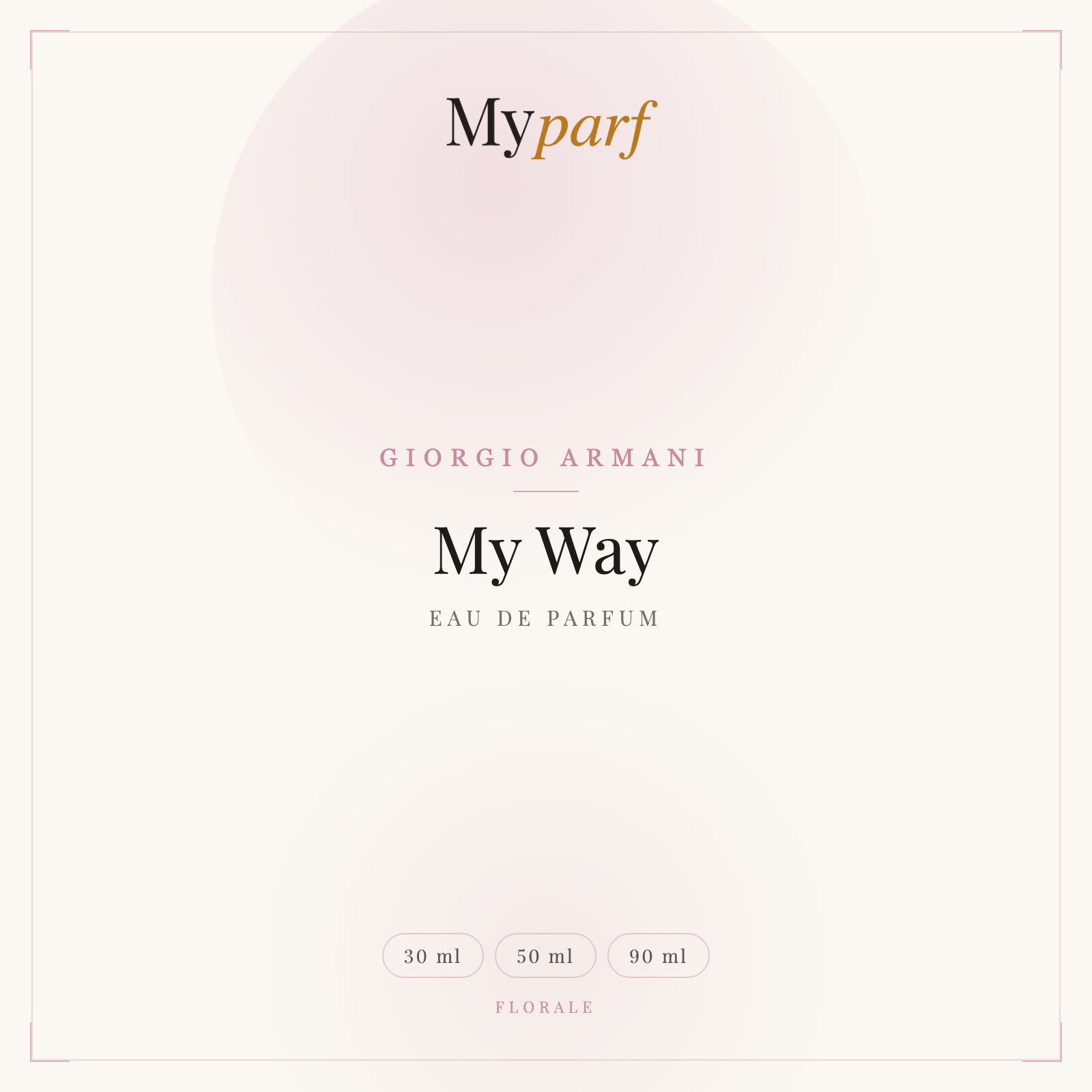 MY WAY