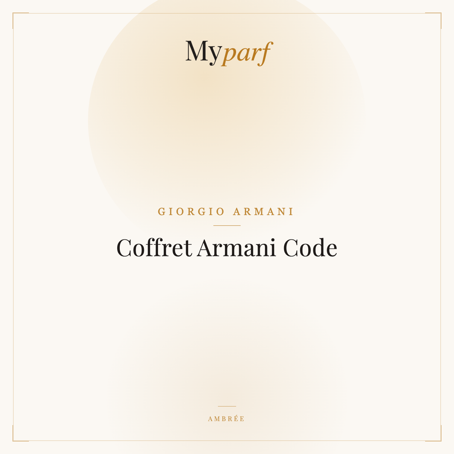 COFFRET ARMANI CODE