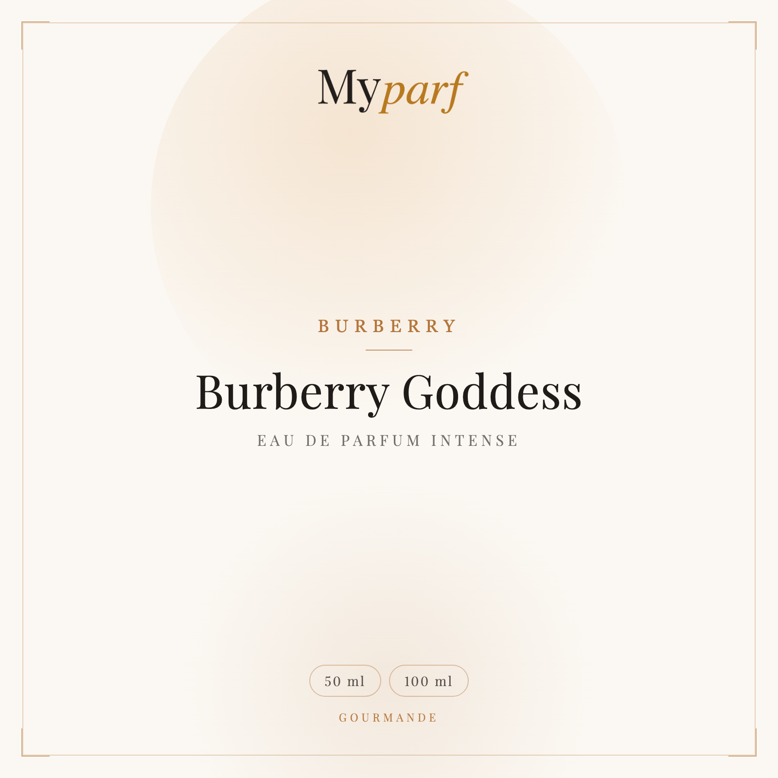 BURBERRY GODDESS EAU DE PARFUM INTENSE