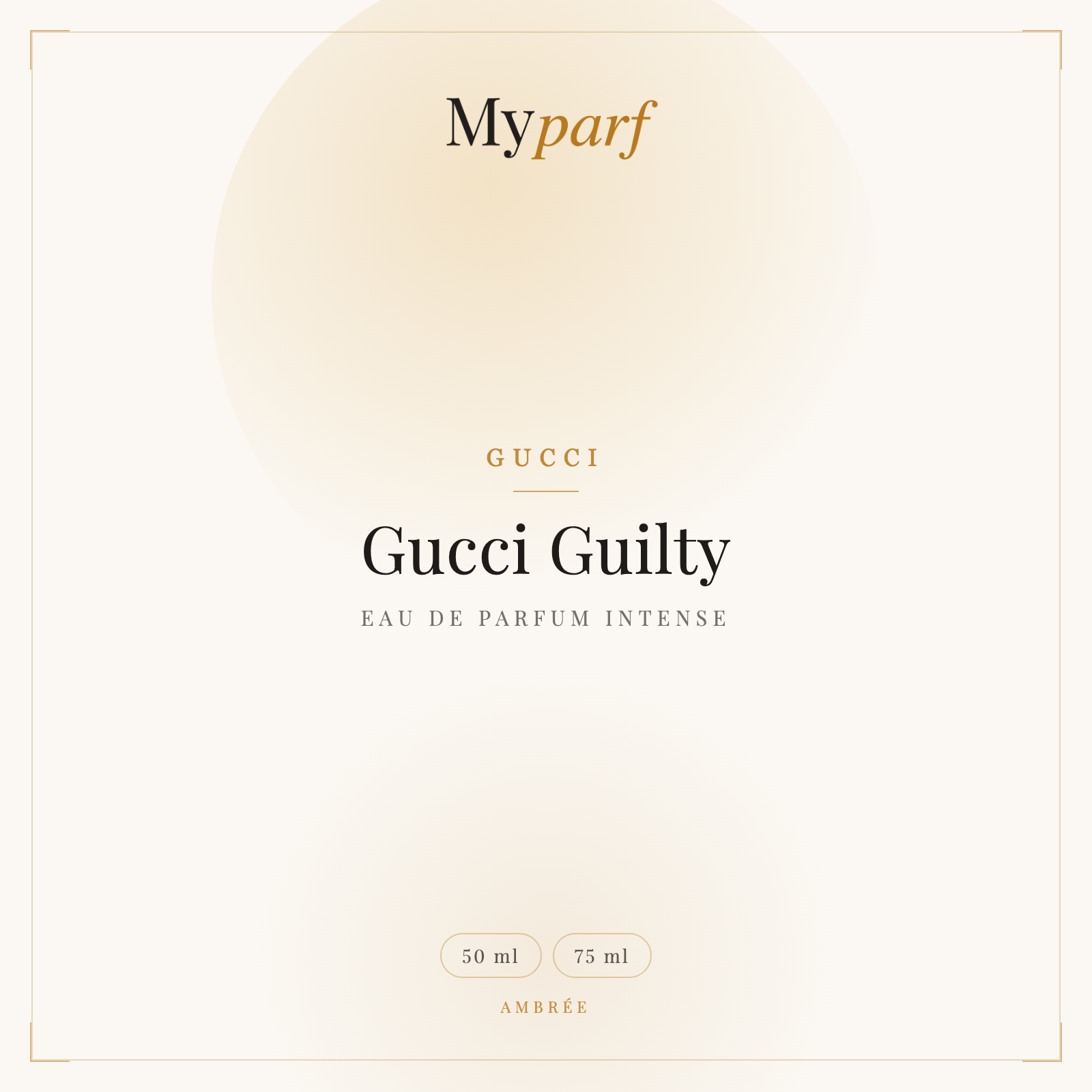 GUCCI GUILTY EAU DE PARFUM INTENSE