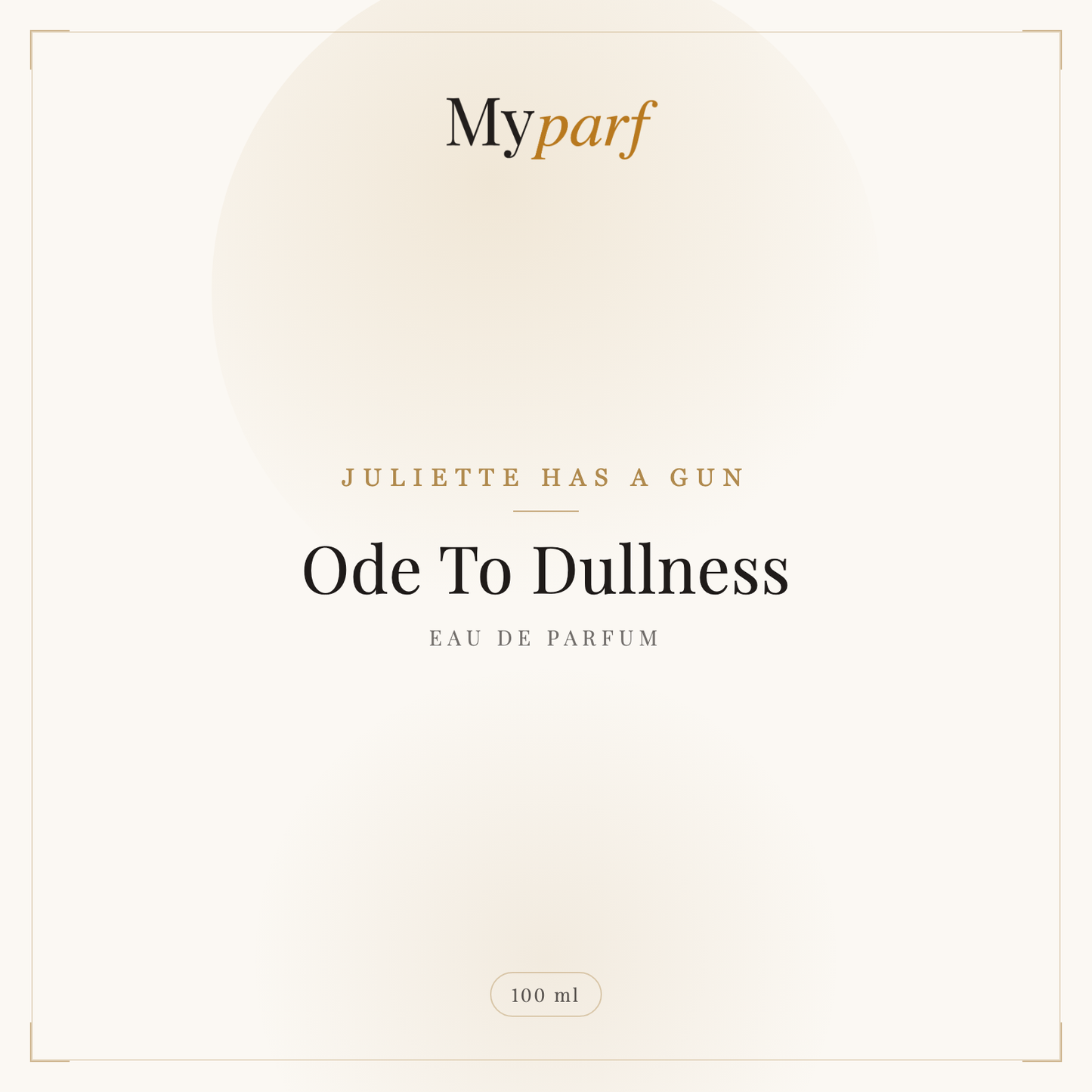 ODE TO DULLNESS