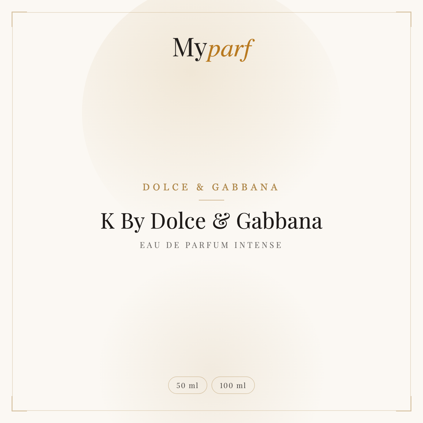 K BY DOLCE & GABBANA EAU DE PARFUM INTENSE