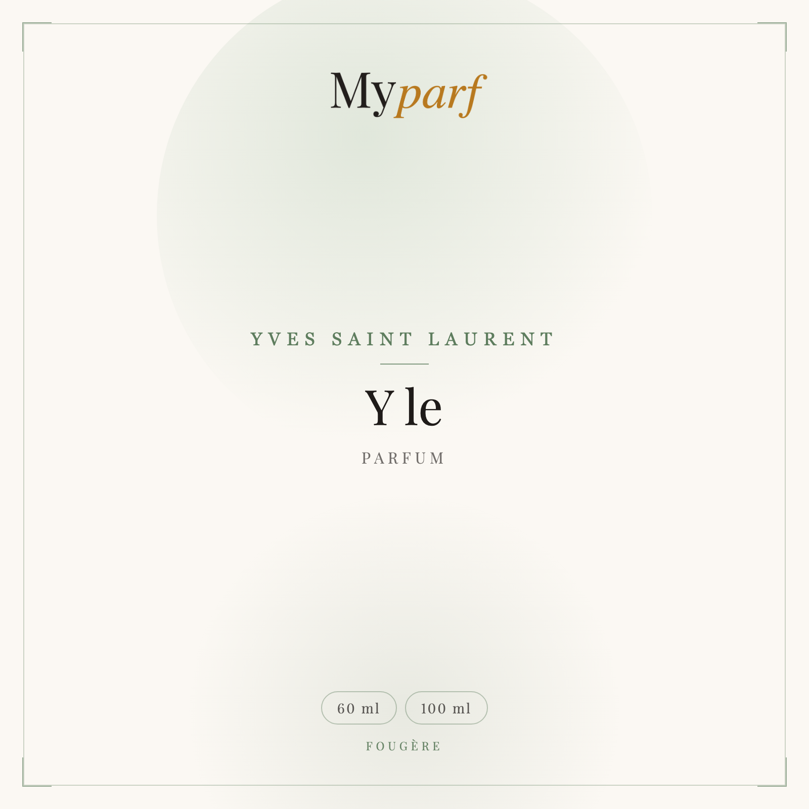 Y LE PARFUM