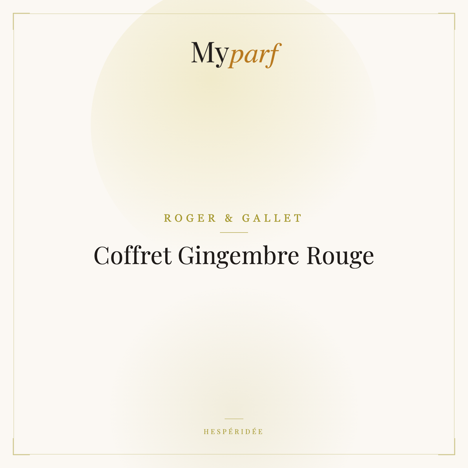 COFFRET GINGEMBRE ROUGE