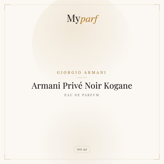 ARMANI PRIVÉ NOIR KOGANE