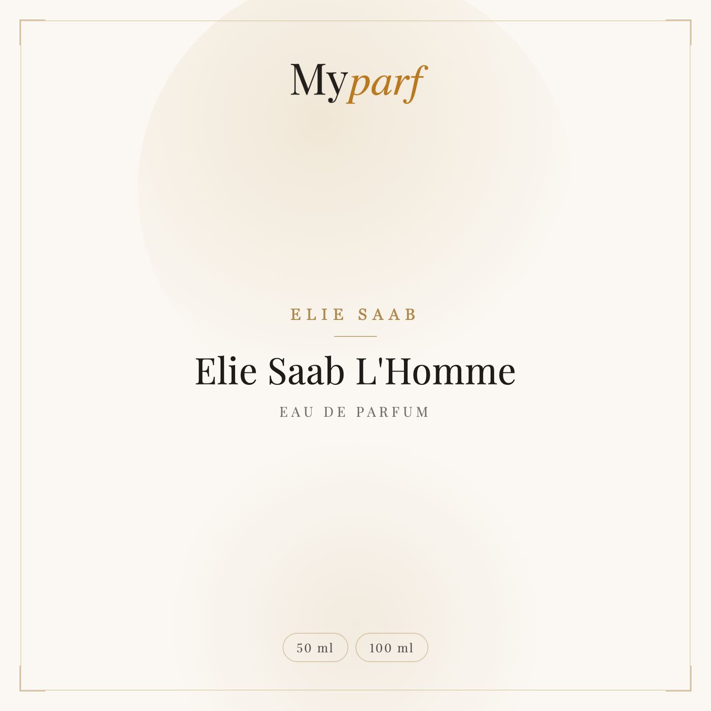 ELIE SAAB L'HOMME EAU DE PARFUM