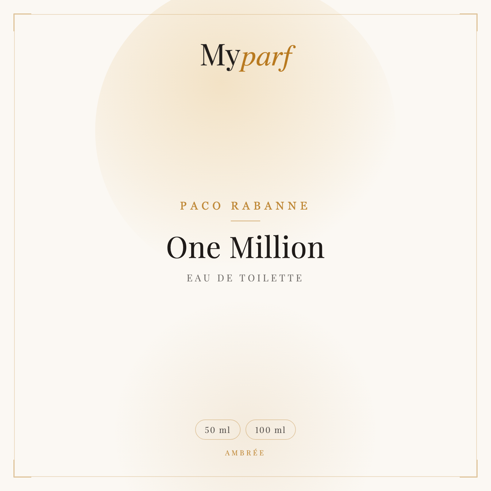 ONE MILLION EAU DE TOILETTE