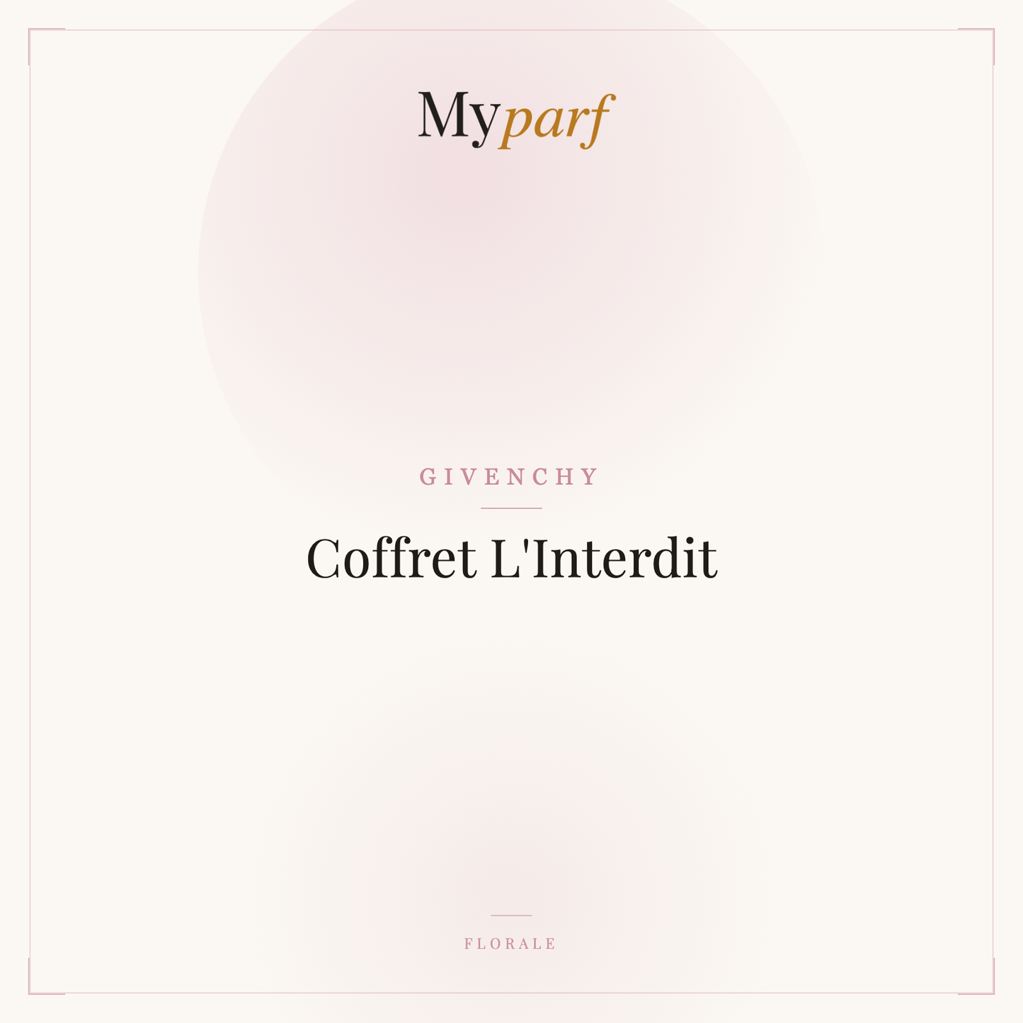 COFFRET L'INTERDIT