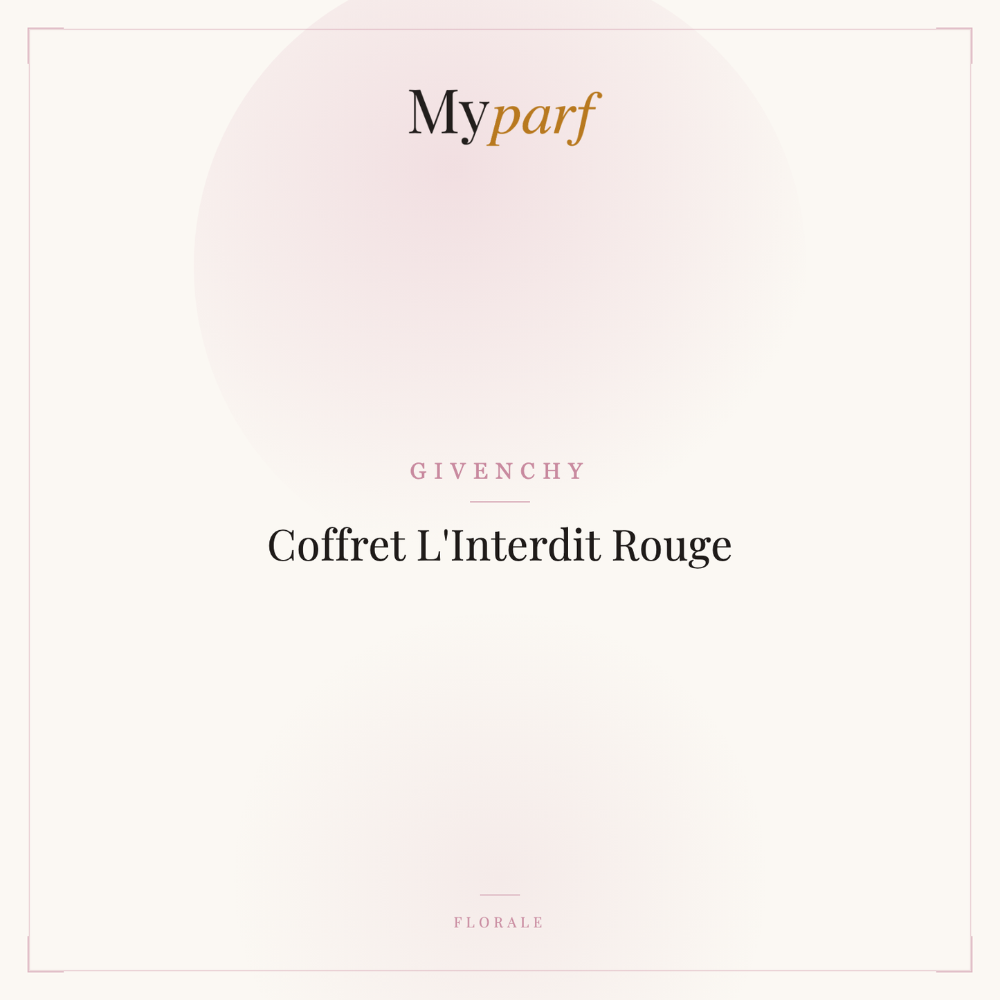 COFFRET L'INTERDIT ROUGE