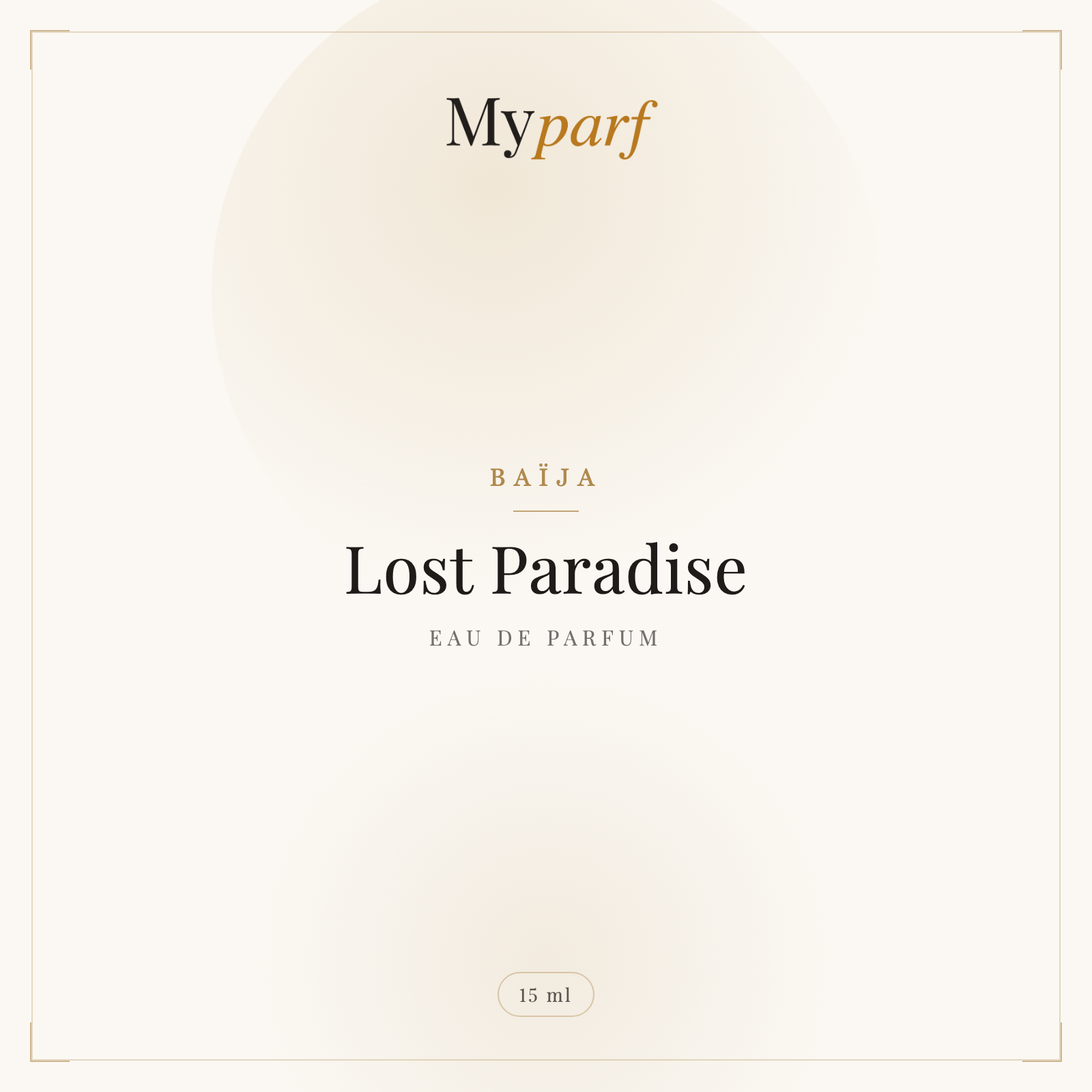 LOST PARADISE EAU DE PARFUM