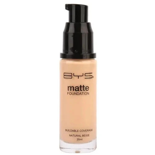 BYS Matte Liquid Foundation – 02 Natural Beige